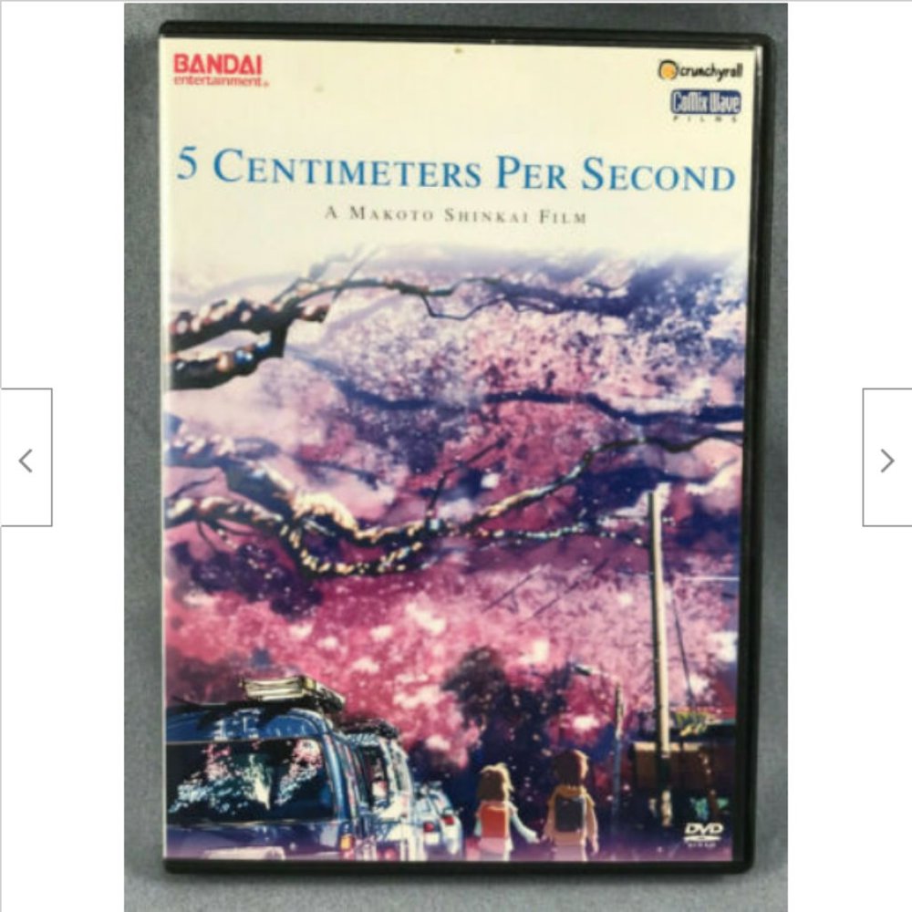 5 Centimeters Per Second (DVD, 2010) Bandai OOP - Anime Makoto Shinkai - Picture 1 of 2
